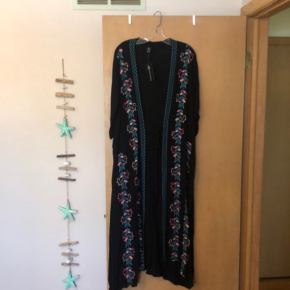 Curvations Gauze open Dress /Cover up/Topper